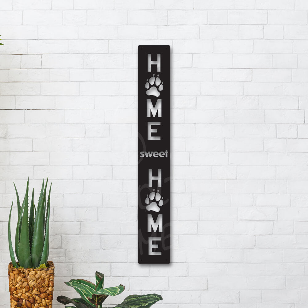 home sweet home dog print – High Voltage Custom Metal Art