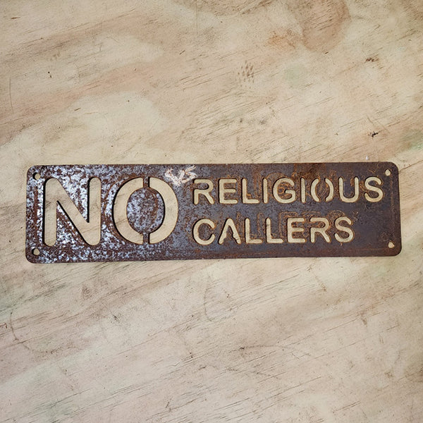 CRAZY SALE - No Religious Callers