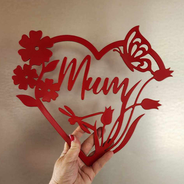 mum dragonfly heart