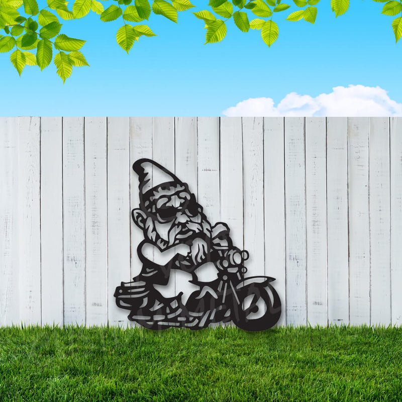 Biker Garden Gnome