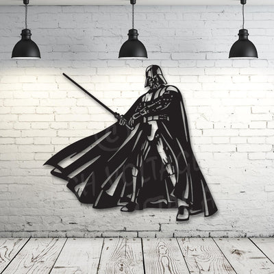 darth vader steel wall art