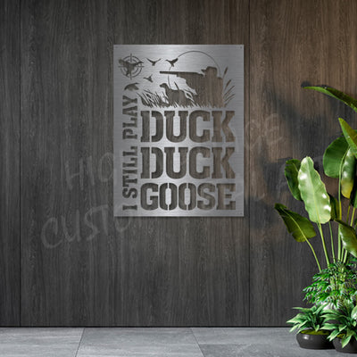 Duck duck goose steel art