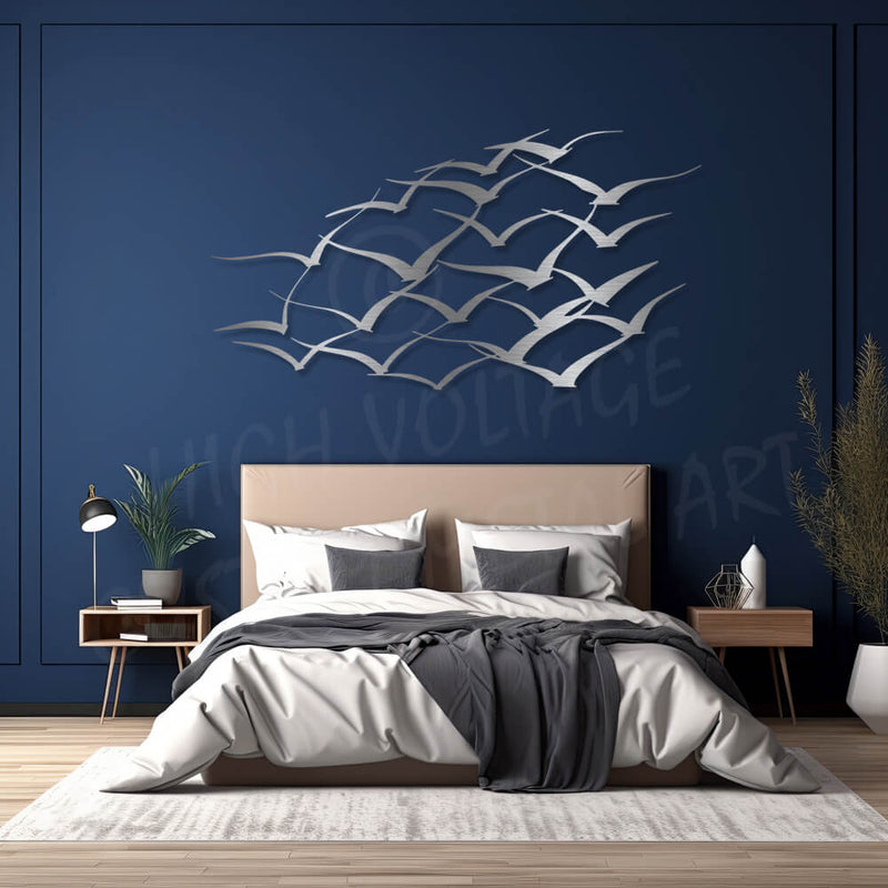 flock of gulls