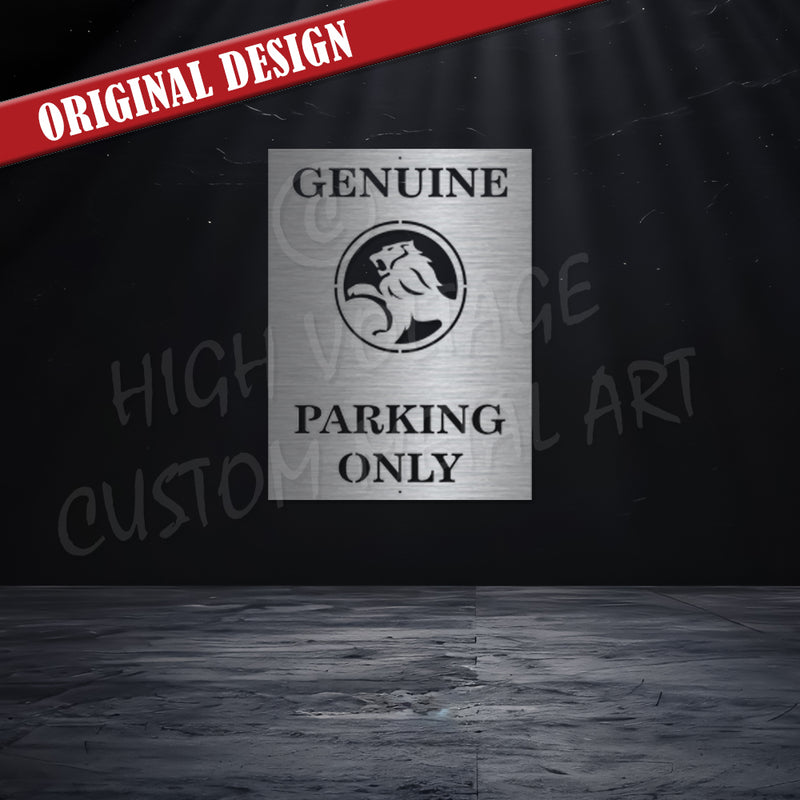 genuine parking signs