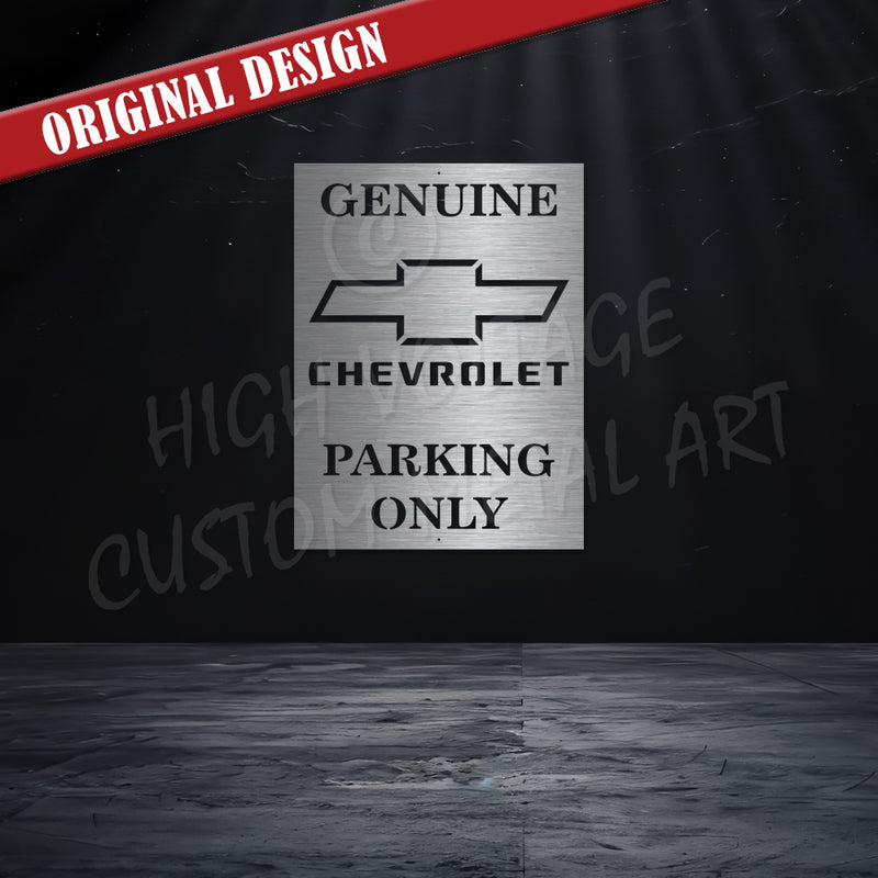 genuine parking signs