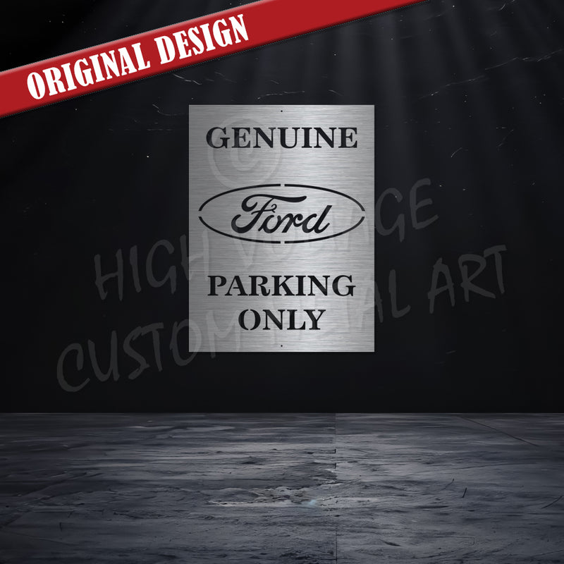 genuine parking signs