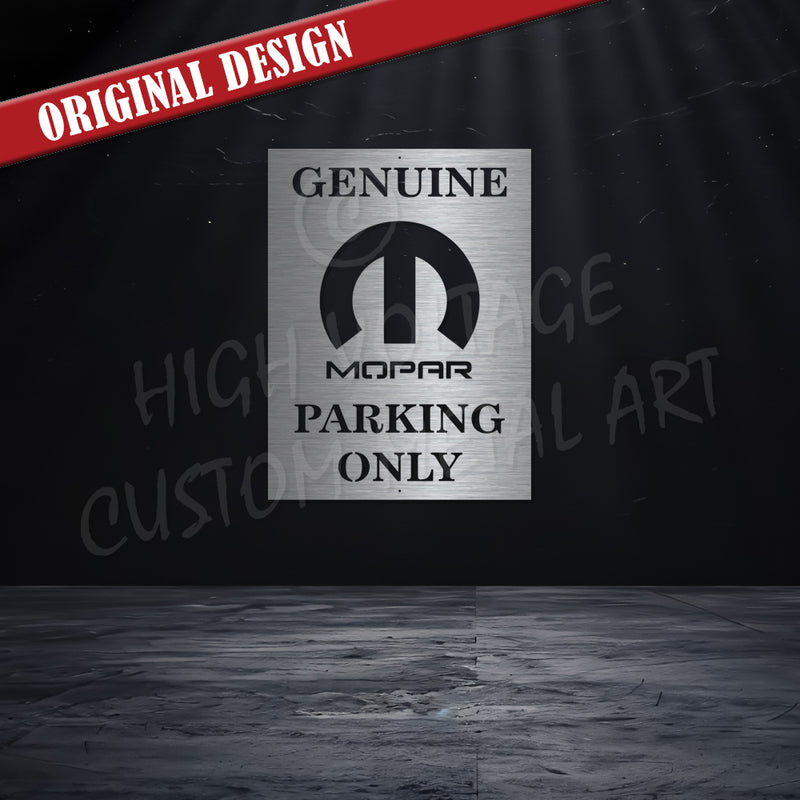 genuine parking signs