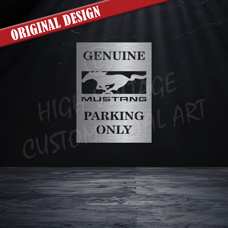 genuine parking signs