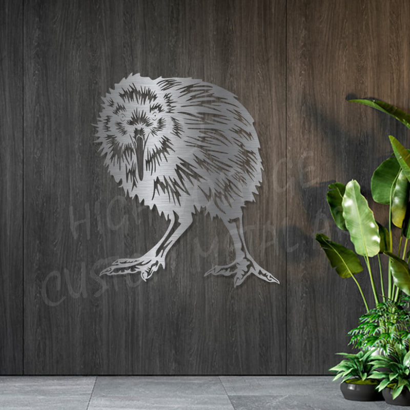 kiwi steel wall art
