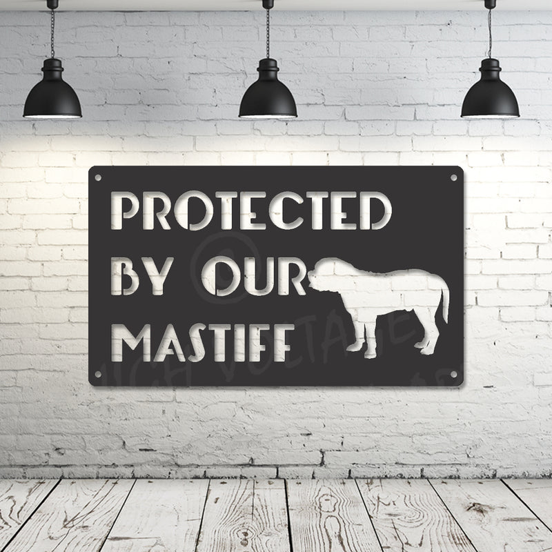 protected by our.... customised signs