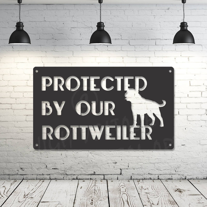 protected by our.... customised signs