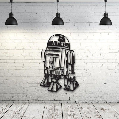 r2-d2 starwars steel wall art