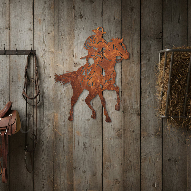 cowboy & horse