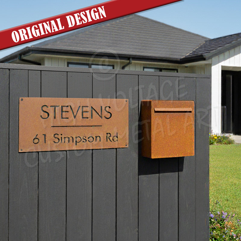address sign