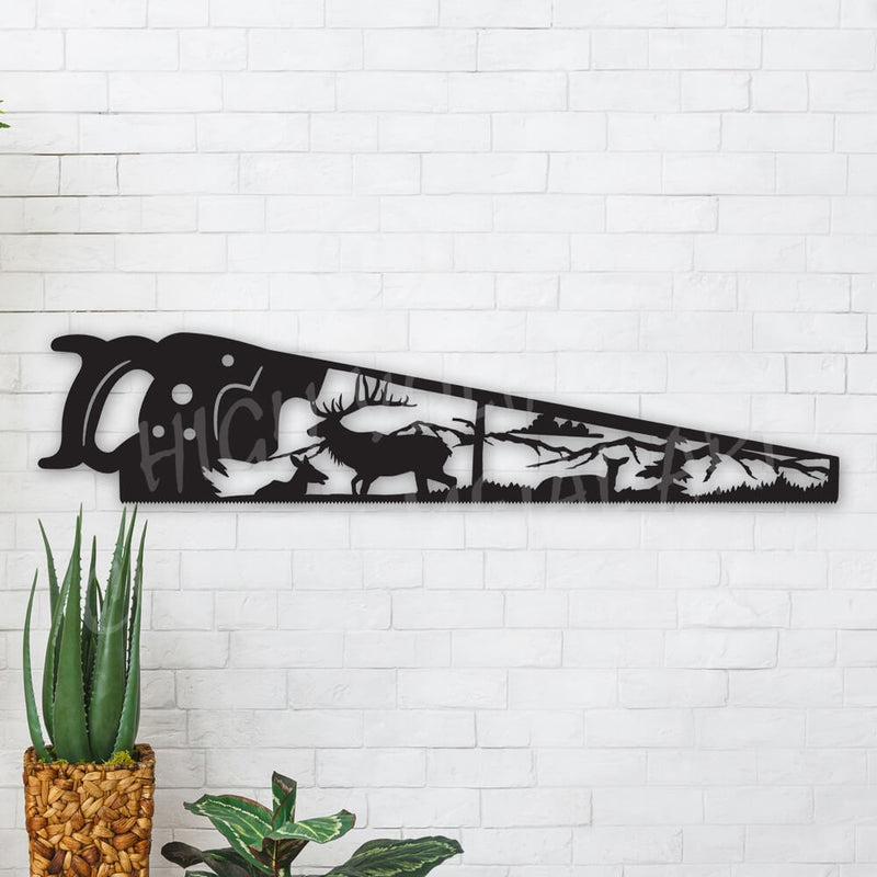 Deer Scene Saw