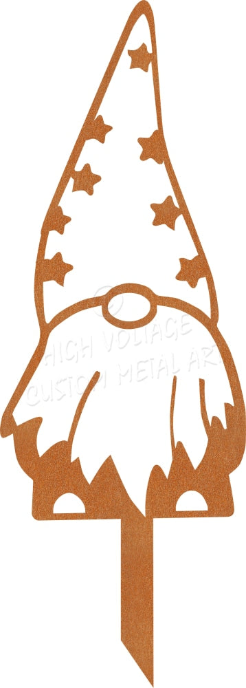Garden Gnomes E / Raw Corten (Rusting Steel) Garden Stakes