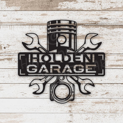 Holden Garage Piston Man Cave Signs