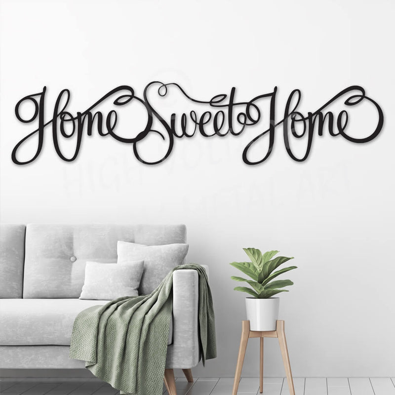 Home SweetHome Steel Wall Art